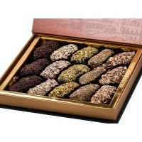 Medjool Dates Filled with Almonds, Coated in Dark Chocolate and Variety of Nuts 500g Gift Box Medjool Dates Filled with Almonds, Coated in Dark Chocolate and Variety of Nuts 500g Gift Box