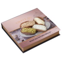 Medjool Dates Filled with Almonds, Coated in White Chocolate and Variety of Nuts 500g Gift Box Medjool Dates Filled with Almonds, Coated in White Chocolate and Variety of Nuts 500g Gift Box