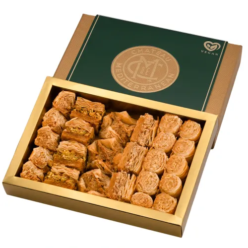VEGAN Baklava | Bites size 24 Pieces | Baklawa Gift Box | 325g VEGAN Baklava | Bites size 24 Pieces | Baklawa Gift Box | 325g